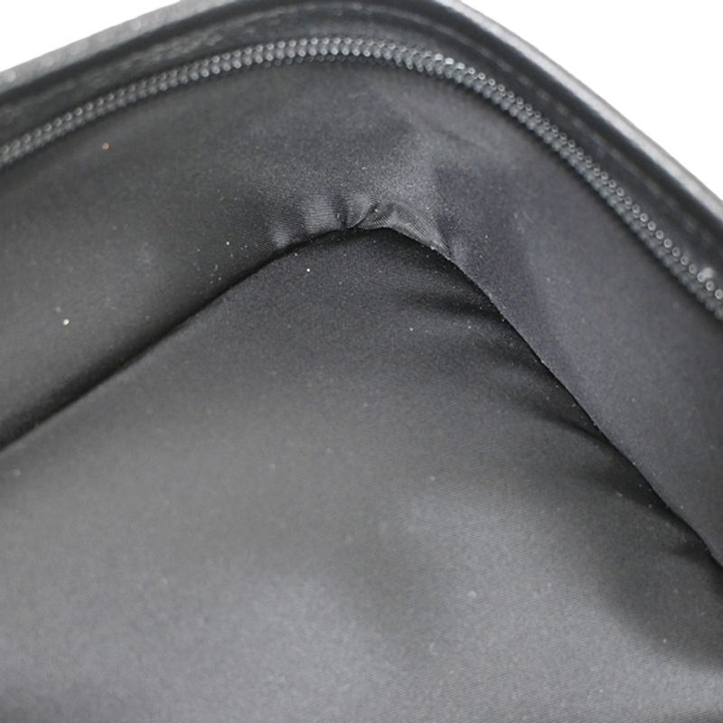 Gucci GG Travel Pouch Clothes Nylon Leather Black 33fa226