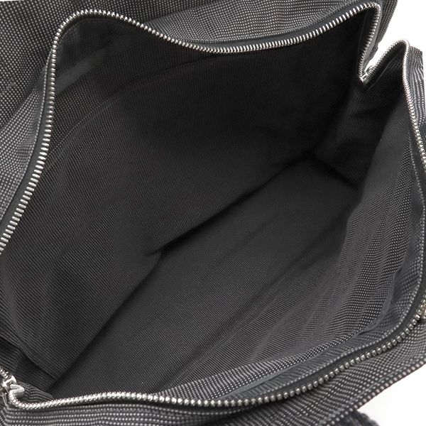 Hermes Tote Bag Her Line Tote MM Canvas Gray Silver Hardware Key and Cadena