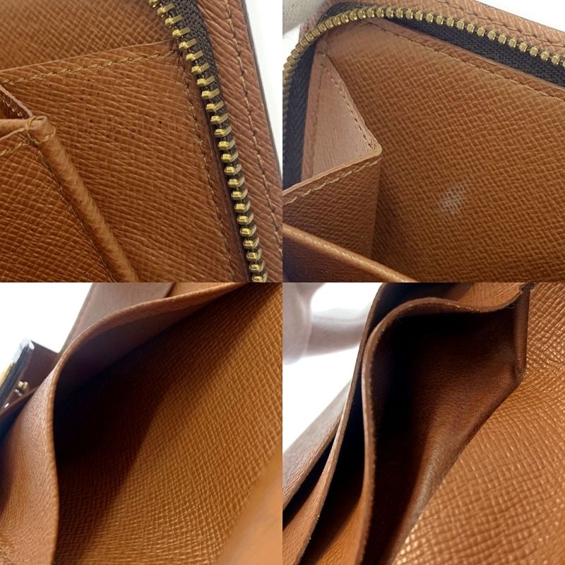 Louis Vuitton M61667 Monogram PVC Compact Zip Bifold Wallet Brown 388018
