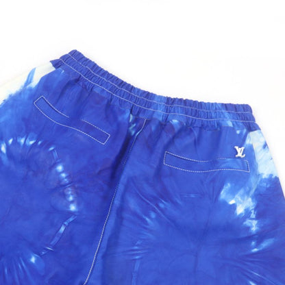 Louis Vuitton 23SS Amen Break LV Logo Hardware Tie Dye Pattern Leather Shorts