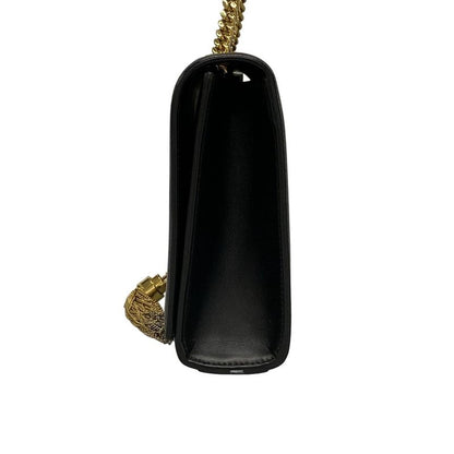 Saint Laurent Paris Kate Medium 354119 Black Chain Shoulder/tassel Leather