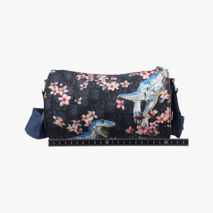 Christian Diorchristian Dior Solayama Robot Dinosaur Black And Multicolor Nylon