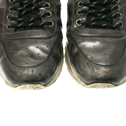 Louis Vuitton Runway Line Suede Switched Sneakers Gray Silver 8 1 2