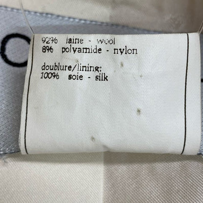 Chanel Jacket Size 38 M Women - P06411 Ivory Long Sleeves/shoulder Pads Wool