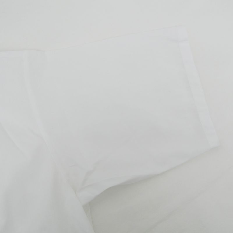 Hermes Chaine D'ancre Short Sleeve Button Shirt 36 White Chemise De
