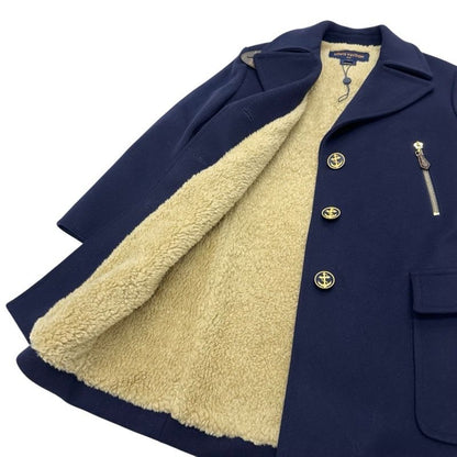 Louis Vuitton Outer Wool Monogram Coat 21 AW Boa