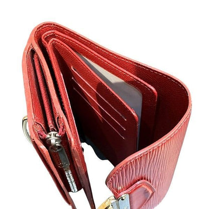 Louis Vuitton Epi Portefeuille Joy M6658m Trifold Wallet Unisex