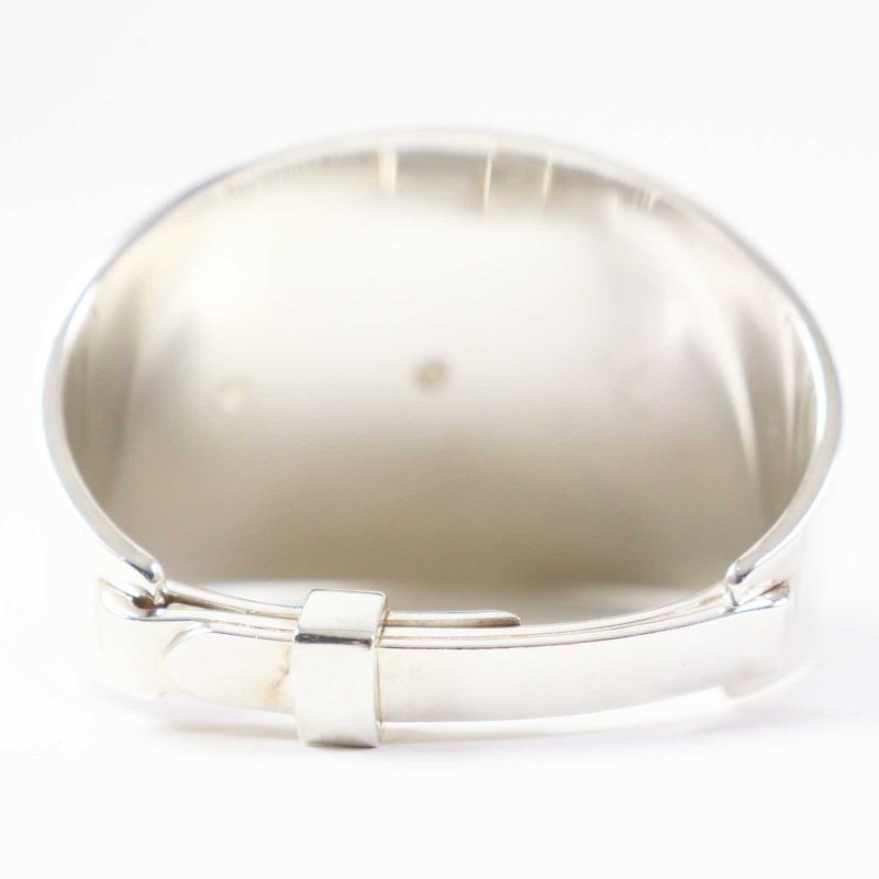 Hermes 16th Collierd Chien Lock Bracelet / Bangle Ag925 Silver Made In France