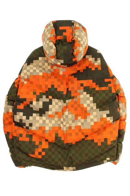 Louis Vuitton Rm242m MJR Hrb67e Hrb67emjr Damouflage Print Down Jacket Men 46