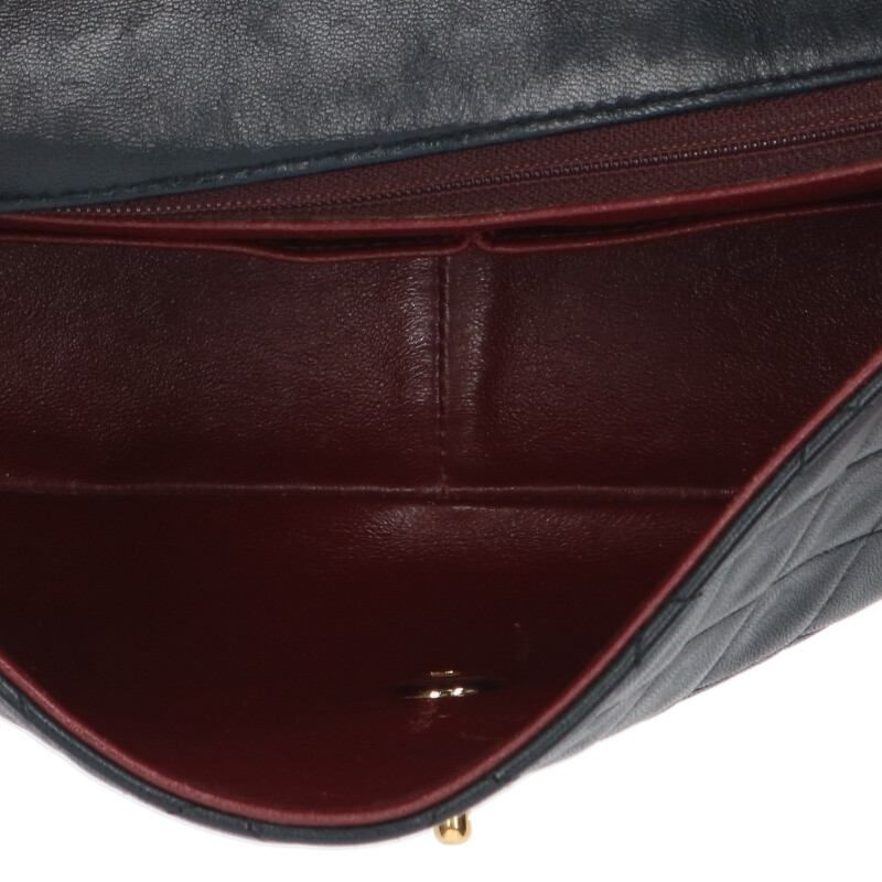 Chanel Mini Matelasse 20 Lambskin Coco Mark Turnlock Shoulder Bag Women 20