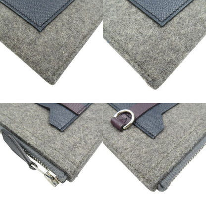 Hermes Toudou 29 Vaux Epson Felt Silver Hardware Grimoire Blue Indigo Lesan D
