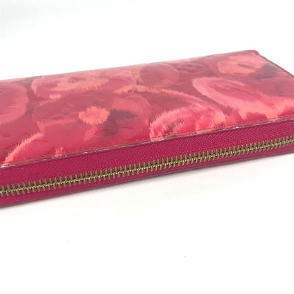 Louis Vuitton Long Zippy Wallet M90019 Patent Leather Rose Andian Pink