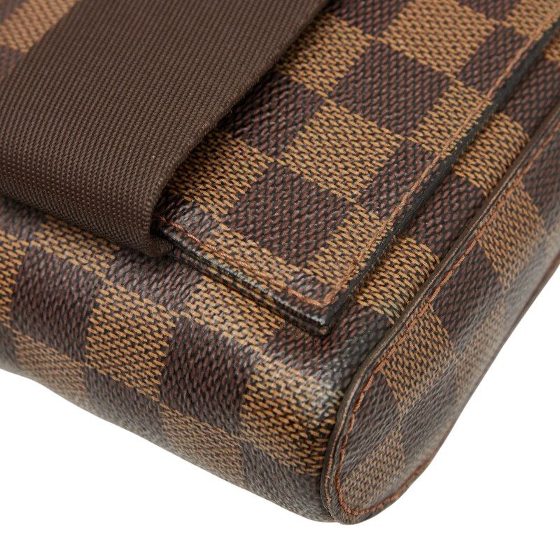 Louis Vuitton Damier Geronimos Shoulder Bag Body Bag N51994 Brown PVC Leather