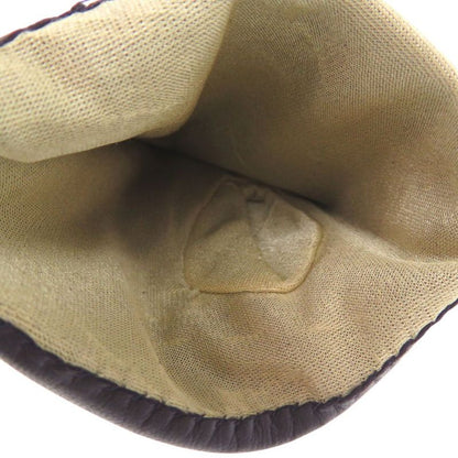 Hermes Hhardware Gloves Goth Leather Purple 0488 Hermes
