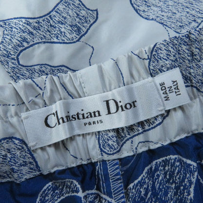 Christian DIOR 047p21a2863 Camouflage Pattern Shorts With Logo Charm Grey Navy