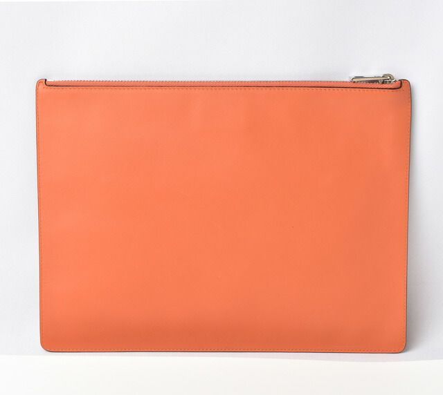 Loewe Clutch Bag Second Bag Unisex Loewe Clutch Pouch Lamb Leather Anagram Coral