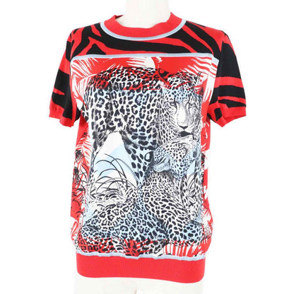 Hermes 3e2868d3 Jungle LOVE Jungle Love Silk Short/short Sleeve Knit Red And