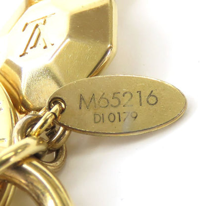 Louis Vuitton Key Holder LV Faceted M65216 Metal Gold Bag Charm Accessories