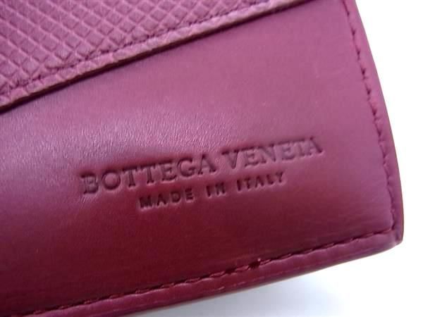 Bottega Veneta Marco Polo Leather Bifold Wallet Men's Bordeaux Az0830