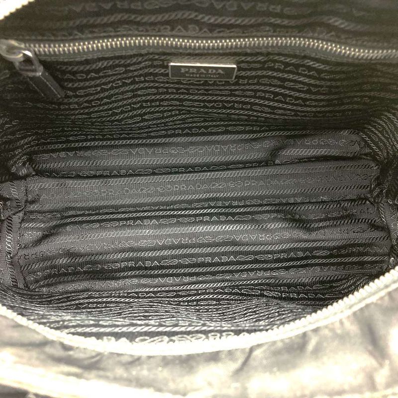 Prada Handbag Tote Bag Black Nylon Women Men Fashion  Gift