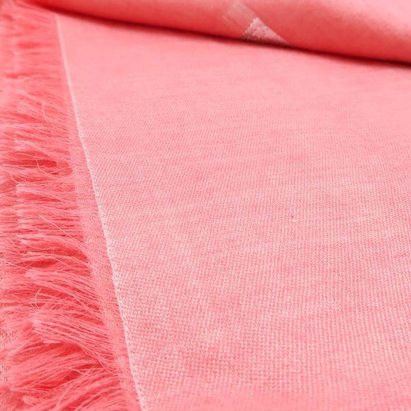 Chanel Shawl Cashmere X Silk 120 X 200cm (78.74in) Pink Chanel Logo Coco Mark