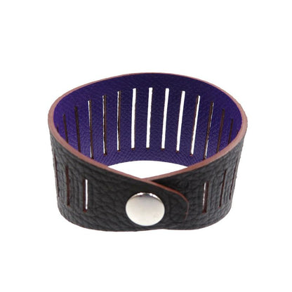 Hermes Petite Ash Bracelet Reversible Vaux Epson Togo Silver Hardware Anemone