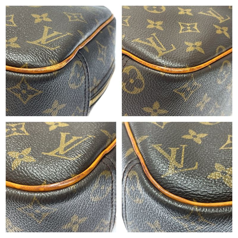 Louis Vuitton M42228 Monogram PVC Trouville Handbag Brown 326311 Handbag