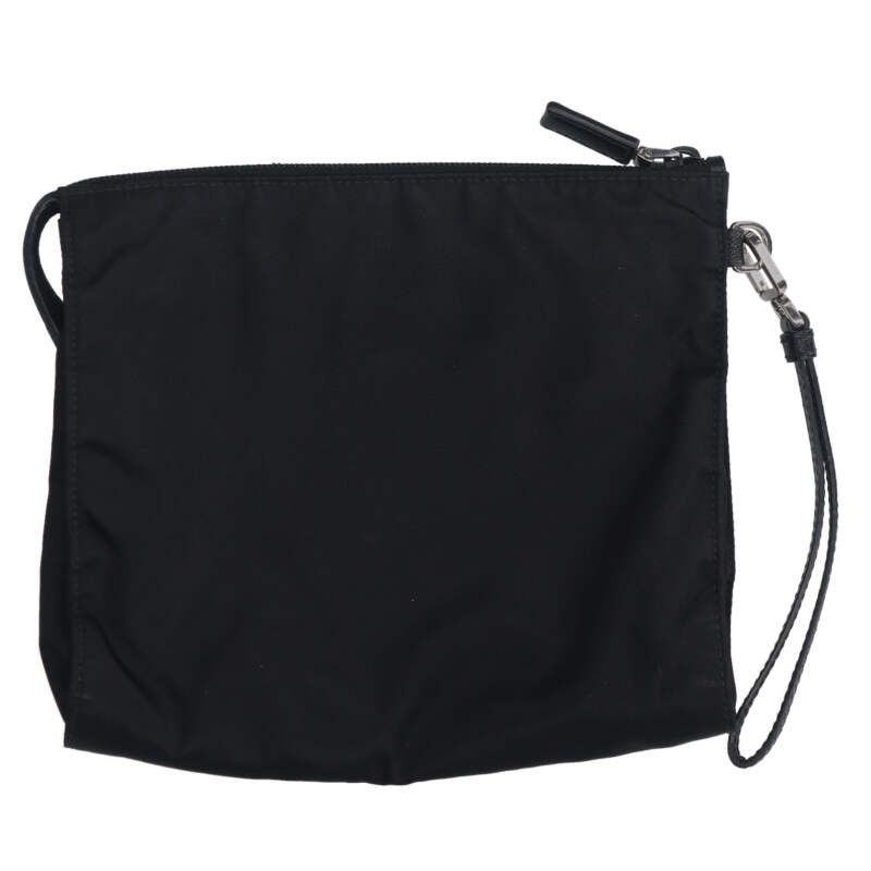 Prada 2ne789 Triangle Logo Plated Lineron Clutch Bag For Men