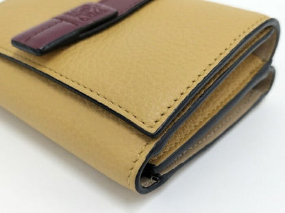 Loewe Triford Wallet Yellow Beige