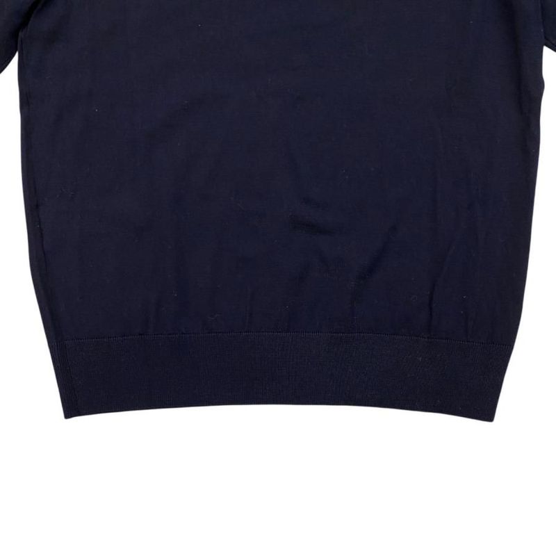 Loewe Sweater Wool Knit D3179470un Size M Navy Loewe