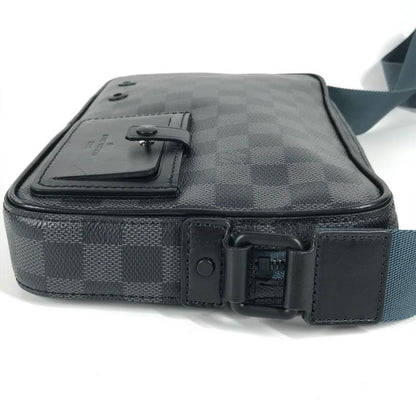 Louis Vuitton Shoulder Bag Alpha Messenger N40188 Damier Graphite Canvas Black