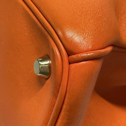 Dior/christian Dior Tote Bag Diorissimo Orange Leather