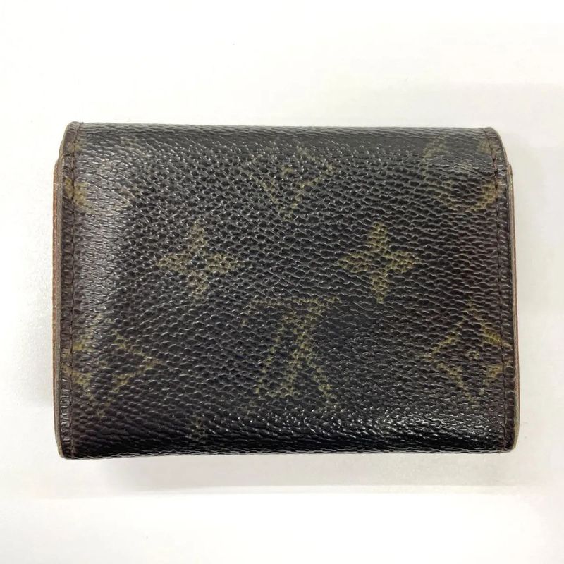 Louis Vuitton Monogram Porte Monet Pla Coin Case M61930 Brown Made In France