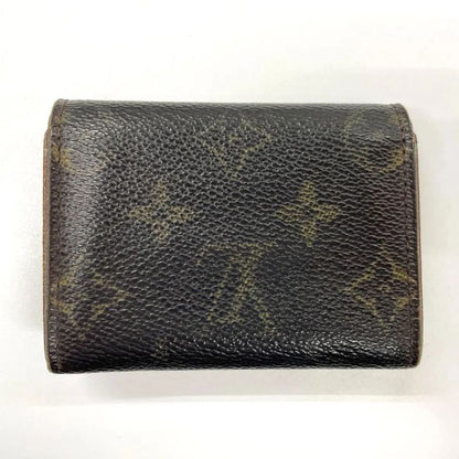 Louis Vuitton Monogram Porte Monet Pla Coin Case M61930 Brown Made In France