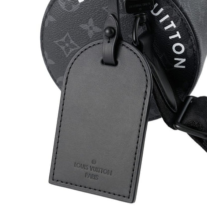 Louis Vuitton Shoulder Bag Soft Porochon PM Black/gray