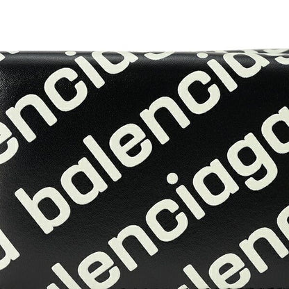 Balenciaga Trifold Wallet Cache Black/white