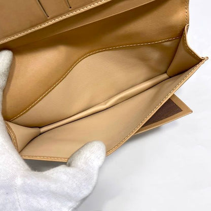 Celine Bifold Long Wallet Brown Macadam