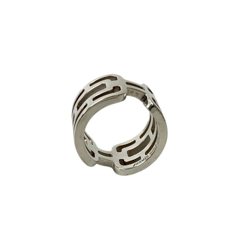 Hermes Alkan PM Silver 925 Ring No 13 Accessory 68428