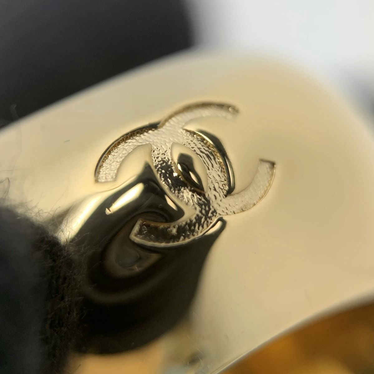 Chanel CC Mark Accessories Ring 25p Gold X Silver Size No 12