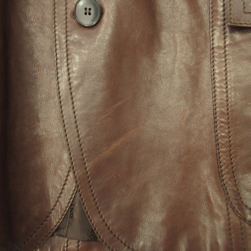 Gucci by Tom Ford Tom Ford Period Leather Tailored Jacket Cow Leather Archival