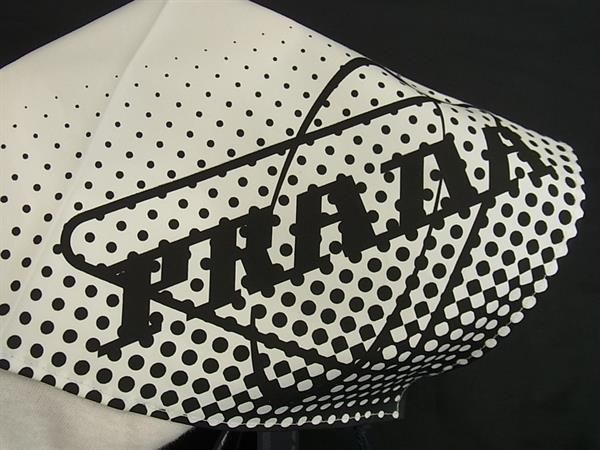 Prada P792a Miyashita Park Opening Commemorative 100% Cotton Dotted Scarf