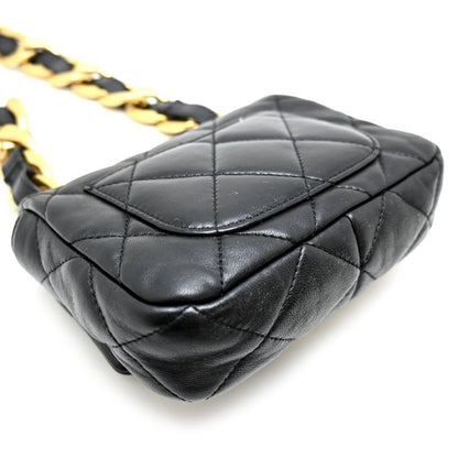 Chanel Chanel Shoulder Bag Quilted Small Flap As3214