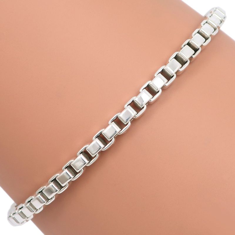 Tiffany & Co Venetian Silver 925 Ladies 15.2g Bracelet