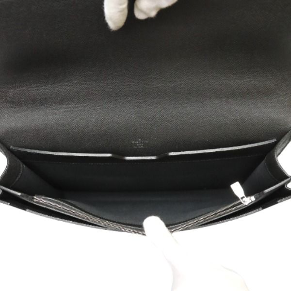 Louis Vuitton M32752 Taiga Briefcase Ardoise Business Bag Louis Vuitton Black