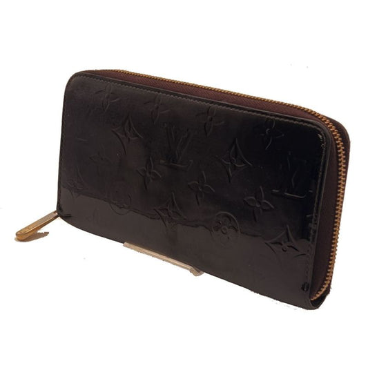 Louis Vuitton Wallet Zippy Wallet Amarante Enamel Leather Vernis M93522 67eb376