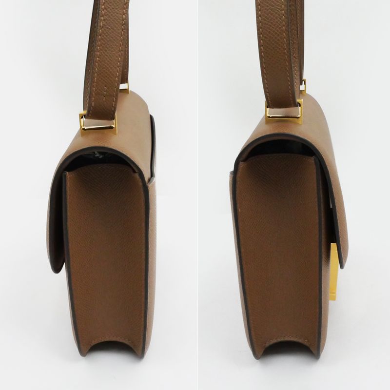 Hermes Constance 24 Milloire Arzan Epson W Engraved Leather Brown