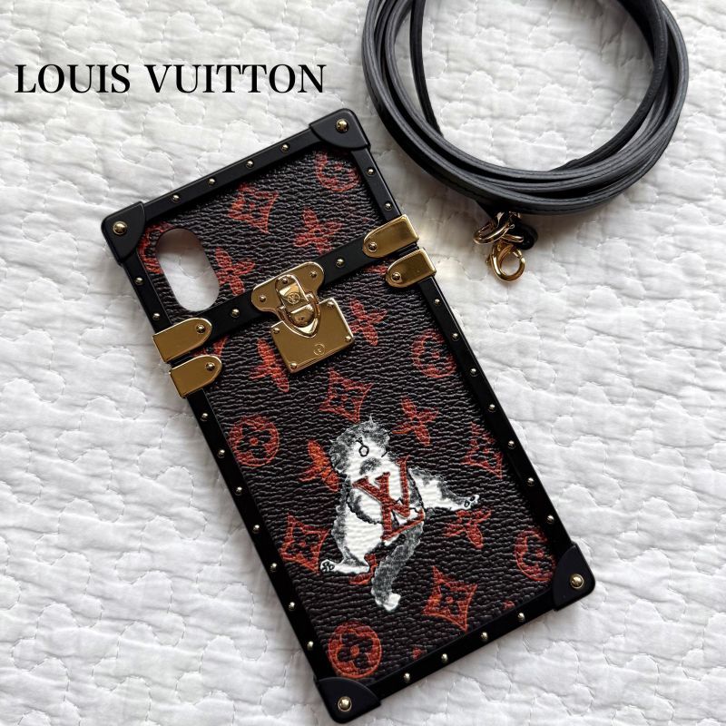 Louis Vuitton Monogram Catgram Iphonex XS Case Shoulder M63891