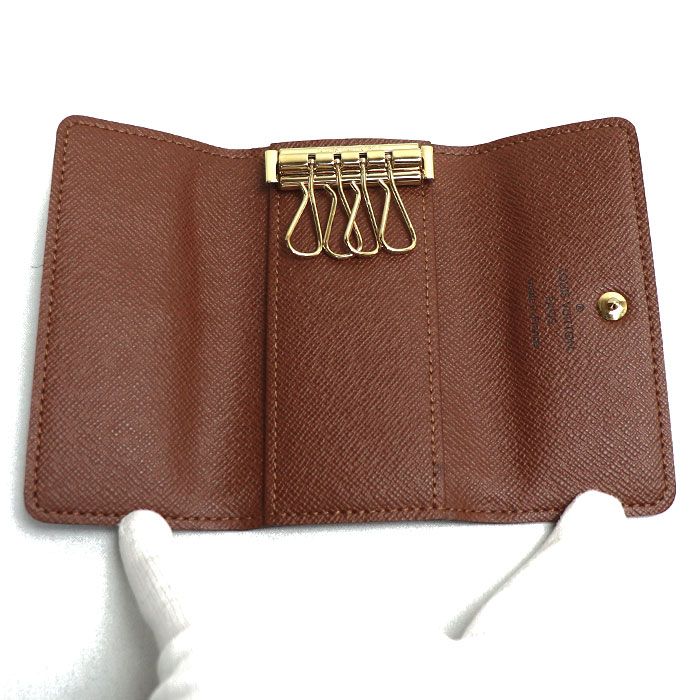 Louis Vuitton Multicles 4 Key Case Monogram Brown M62631 Ct1183 Unisex Preowned