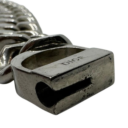 Christian Dior CD Icon Chain Link Necklace Icon Chain Link Necklace Silver