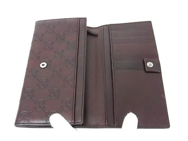 Gucci 146229 Guccissima Leather Foldable Long Wallet Coin Purse Billfold